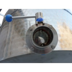 Šaržový paster - sýrařský kotel MSKD 300 L, do 90°C, 18 kW / 400V, s vrtulovým míchadlem