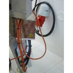 Šaržový paster - sýrařský kotel MSKD 300 L, do 90°C, 18 kW / 400V, s vrtulovým míchadlem