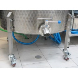 Šaržový paster - sýrařský kotel MSKD 300 L, do 90°C, 18 kW / 400V, s vrtulovým míchadlem