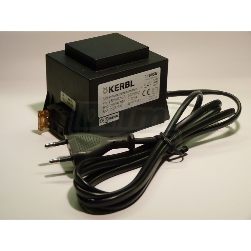 Transformátor napětí kompaktní 230 V / 24V - 100W IP 65