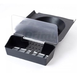 Plastový košík s průhledným víkem do kukaně pro slepice