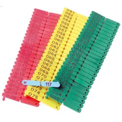 Ušní značky OVITAG, číslované, zelené