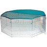 Ohrádka pro králíky, kuřata a další zvířata, 8 dílů 57x56 cm