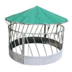 Střecha  pro ovčí krmelce s plachtou, pozinkované průměr 170cm