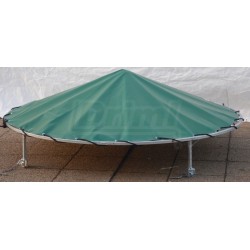 Střecha  pro ovčí krmelce s plachtou, pozinkované průměr 170cm