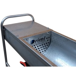 Celonerezový, dvouplášťový vyhřívaný žlab 200 L