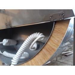 Celonerezový, dvouplášťový vyhřívaný žlab 200 L