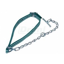 Obojek pro telata Standard, komplet 100x4 cm s řetězem, obrtlíkem a kličkou
