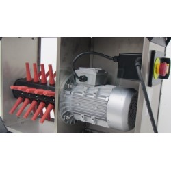 Škubačka drůbeže nerezová, 5 prstů v řadě, 370W