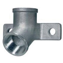 Držák ventilů nerez,  2x 1/2,   45°