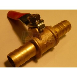 Kulový ventil, mosazný uzávěr, na hadičku 9mm