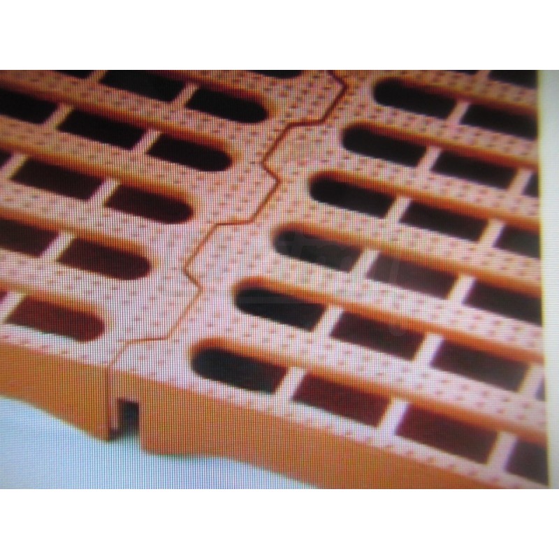 Podlahový rošt ARIES 60x90cm, drážka,  polypropylen