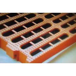 Podlahový rošt ARIES 60x90cm, drážka,  polypropylen