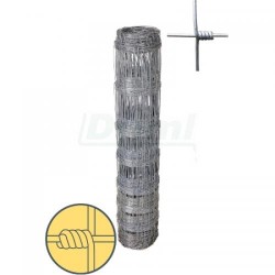 Uzlové pletivo 120/10/30/50   výška 120cm  s okem 30 cm, 10 drátů, 50m