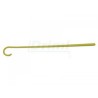 Ovčácká hůl, s hákem na šíji, žlutá pevný  plast, 90cm