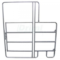 Panel ohradní s dveřimi pozink, 4 př., v. 1,45 m, řetízek, délka 2,05 m - odlehčená konstrukce