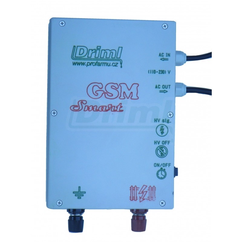 GSM Smart Alarm DRIML 230V, s dálkovým ovladačem zásuvky