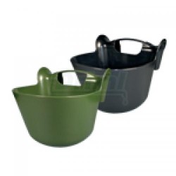 Žlab KA, zelený 13,5L, s háky a madlem, 33x27x23(33) cm,  plastový