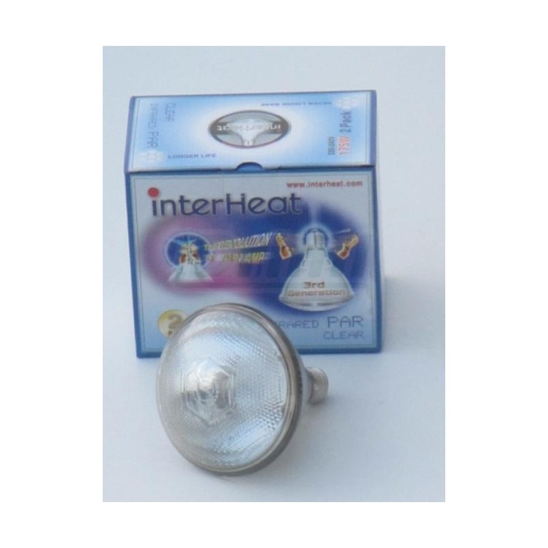 Infražárovka Interheat 175W, 2 ks, úsporná čirá, TOP kvalita