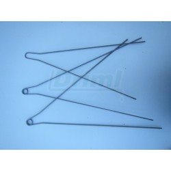 Napínák kůží ocelový s okem/pružinou