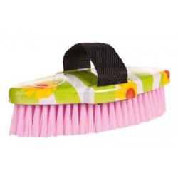 Kartáč nylonový HKM Flower malý s páskem na ruku