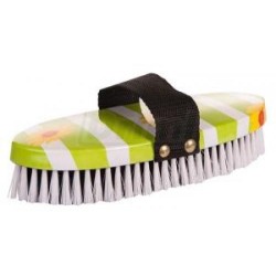 Kartáč nylonový HKM Flower velký s páskem na ruku