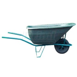 Velkoobjemové stájové kolečko s plastovou korbou 180 l