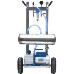 Malé konvové dojení  MD 25 ASSS asynchronní pro skot, nerez konev, přídavný vzdušník