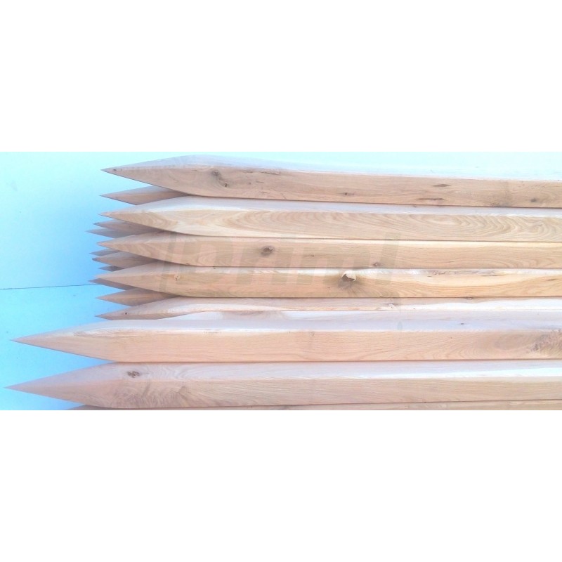 Kůl dubový, hranol  8 x 8 x 200cm