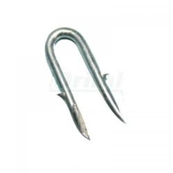 Skobička se zpětnými háčky - záseky   40 x 4mm