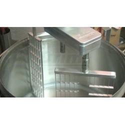 Šaržový paster - sýrařský kotel MSKDH 150, do 90°C, s tříramennou planetovou harfou