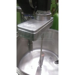 Šaržový paster - sýrařský kotel MSKDH 150, do 90°C, s tříramennou planetovou harfou