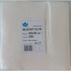 Mléčný filtr Perlan, čtvercový