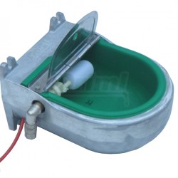 Vyhřívaná napáječka  3L,  trafo 230/12V, nylonová vložka, hliníkový korpus,  výpust