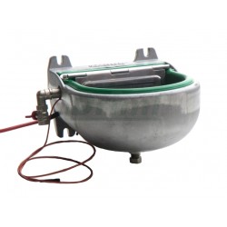 Vyhřívaná napáječka  3L,  trafo 230/12V, nylonová vložka, hliníkový korpus,  výpust