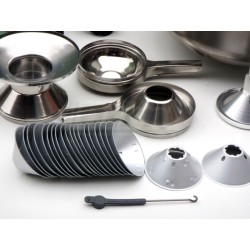 Odstředivka mléka MILKY FJ 130 ERR  nerez nálevka, nerez kanálky, hliníkové disky