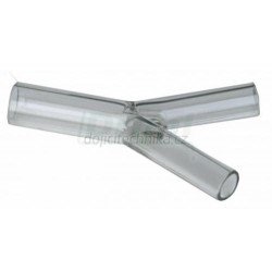 Rozdvojka transparentní  Y  mléčná hadice / strukové návlečky pro ovce, kozy s přisávací tryskou