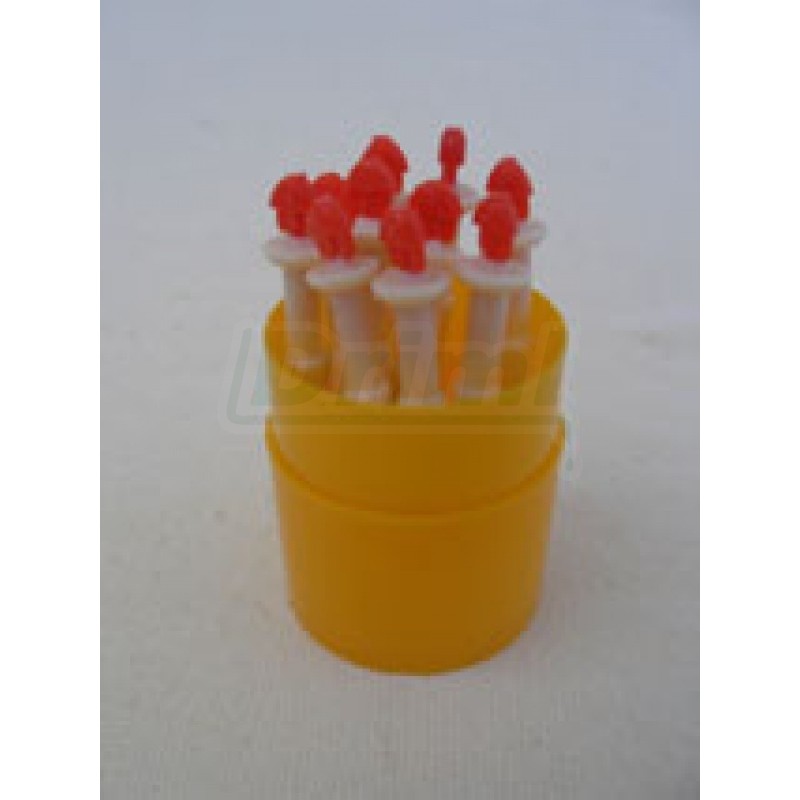 Struková kanyla plastová, 10ks v plastovém pouzdře, cena za balení