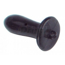 Zaslepovací struk, plastový, do strukové gumy, černý