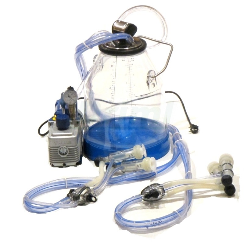 Přenosné konvové dojení DRIML PD 32 SV 2O pro 2 ovce