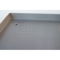 Sýrařský stůl 100x80x85 s policí a pojezdem, nerez AiSi 304