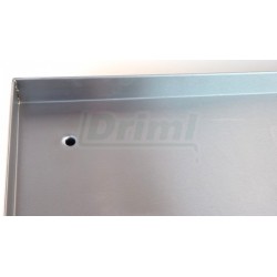 Sýrařský stůl 90x60x85 s policí a pojezdem, nerez AiSi 304