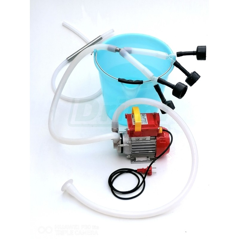 Mobilní proplach malého dojení pro 1 krávu, nebo 2 kozy, komplet s kbelíkem 15 l