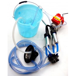 Mobilní proplach malého dojení pro 1 krávu, nebo 2 kozy, komplet s kbelíkem 15 l