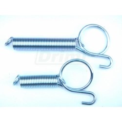 Uzávěr na dvířka - pružina s háčkem a poutkem 60 mm