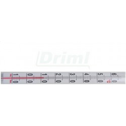 Skleněný potravinářský teploměr -10 / +110°C