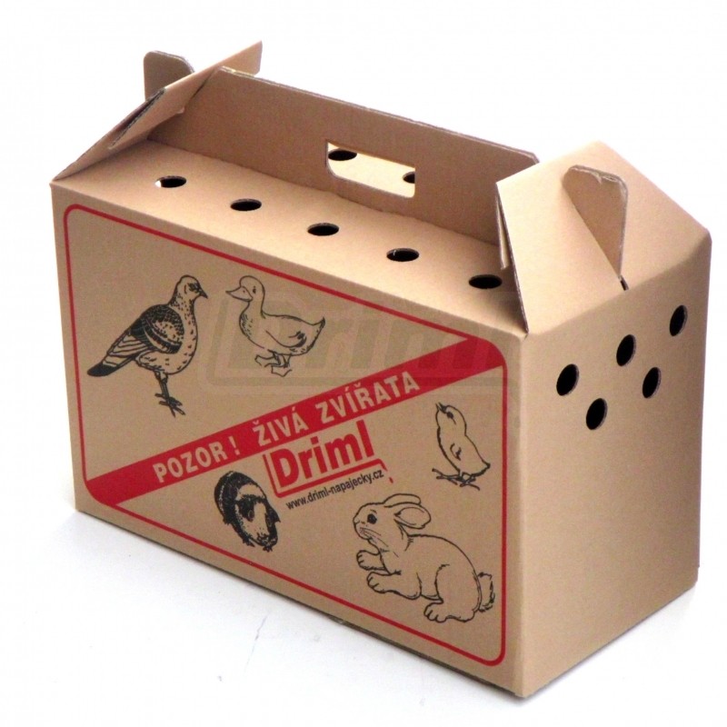 Přepravka na zvířata velká, papírová, jednorázová