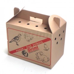 Malá přepravka pro drobná zvířata papírová, jednorázová