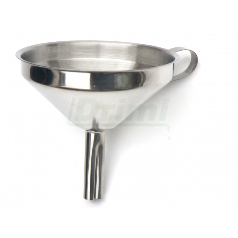 Nerezová nálevka s cedníkem a ouškem