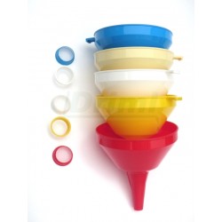 Plastová nálevka se sítkem